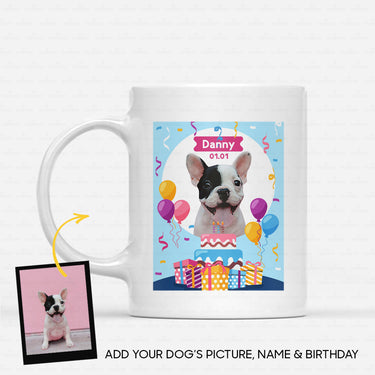 Personalized Creative Dog Gift Idea - Happy Birthday For Dog Lover - White Mug